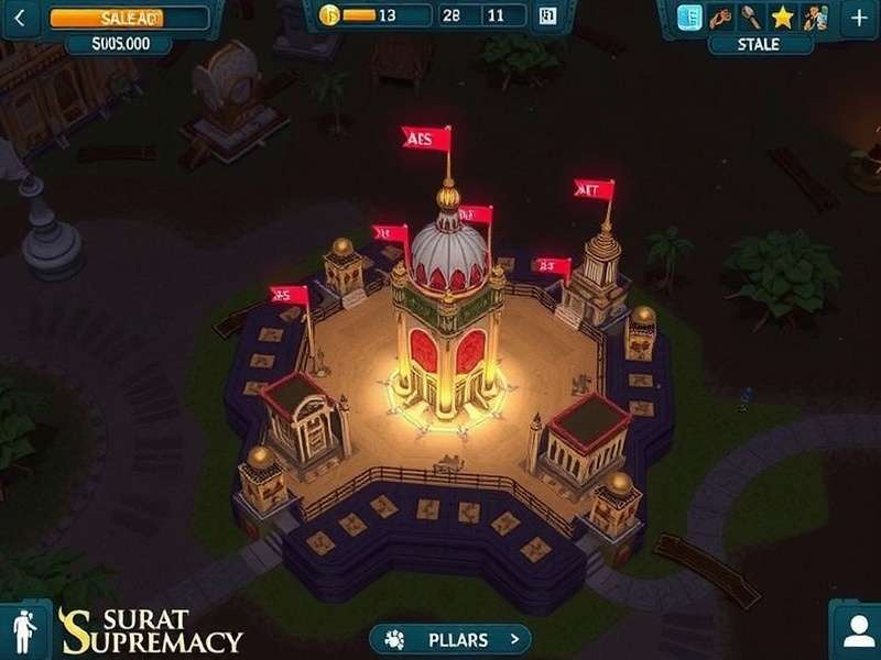 Surat Supremacy gameplay screenshot showing city building